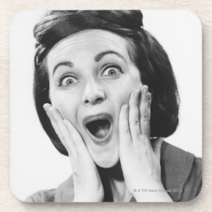 Posavasos Mujer que hace la cara