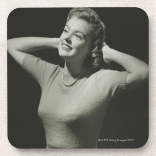 Posavasos Mujer que se relaja