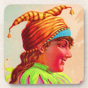 Posavasos Mujer victoriana jester