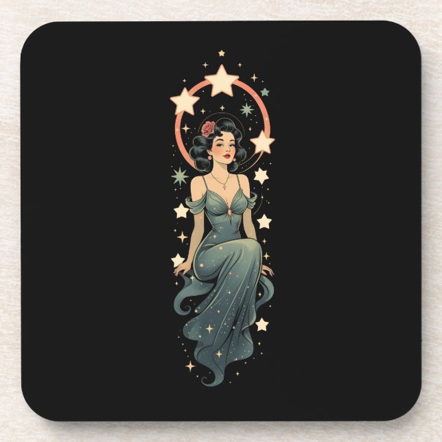 POSAVASOS MUJER VINTAGE (Frente)