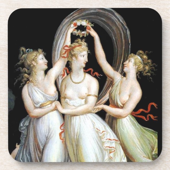 Posavasos Mujeres bailarinas (Frente)