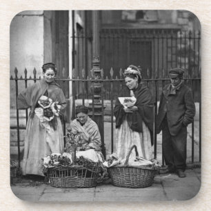 Posavasos Mujeres de la flor del jardín de Covent, a partir