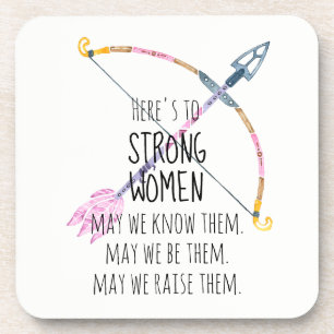 Posavasos Mujeres Fuertes Motivacionales Arco Flecha Boho Pl