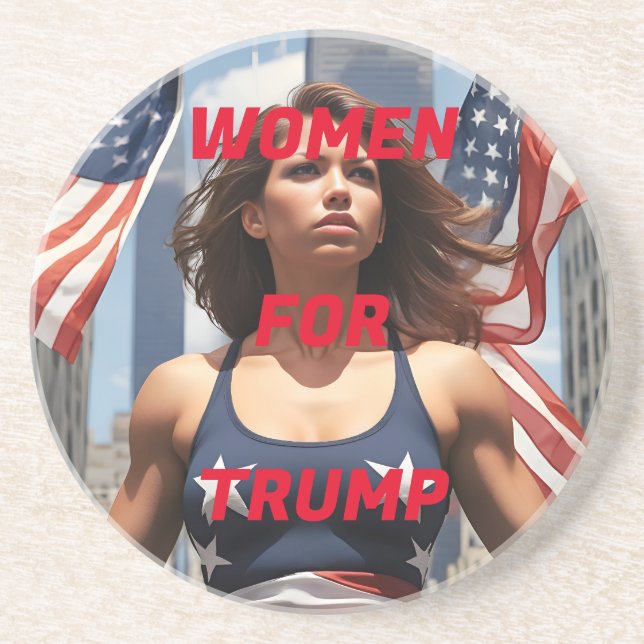 POSAVASOS MUJERES PARA TRUMP (Frente)