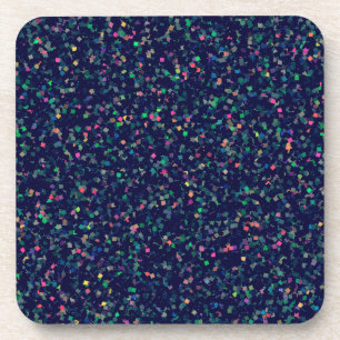 Posavasos Multicolor Purpurina Confetti