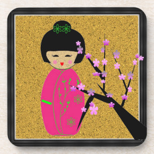 Posavasos Muñecas asiáticas