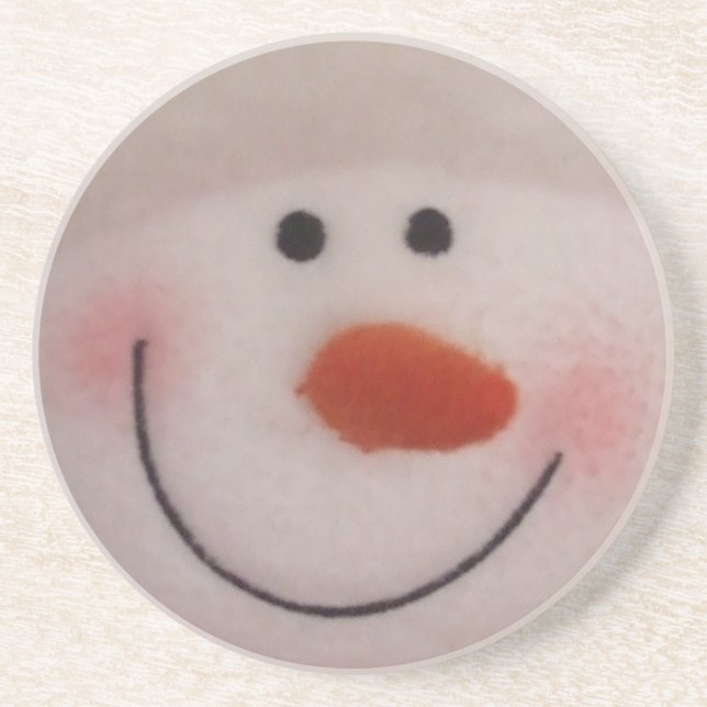Posavasos Muñeco de nieve (Frente)