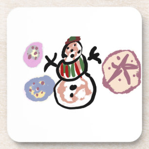 Posavasos Muñeco de nieve dulce