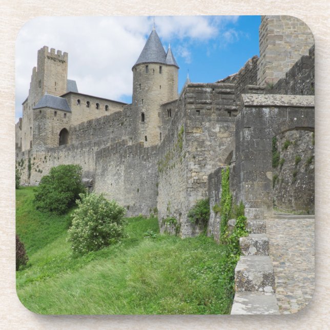 Posavasos Muralla fortificada de Carcassonne (Frente)