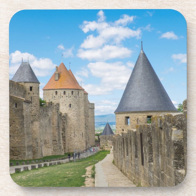 Posavasos Murallas medievales de Carcassonne (Frente)