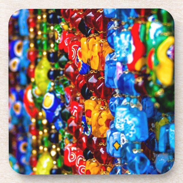 Posavasos Murano colorido (Frente)