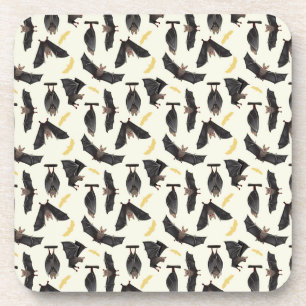 Posavasos murciélagos amarillos