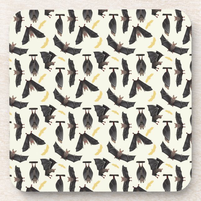 Posavasos murciélagos amarillos (Frente)