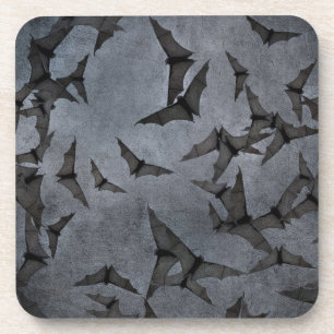 Posavasos Murciélagos En El Oscuro Cielo Nublado