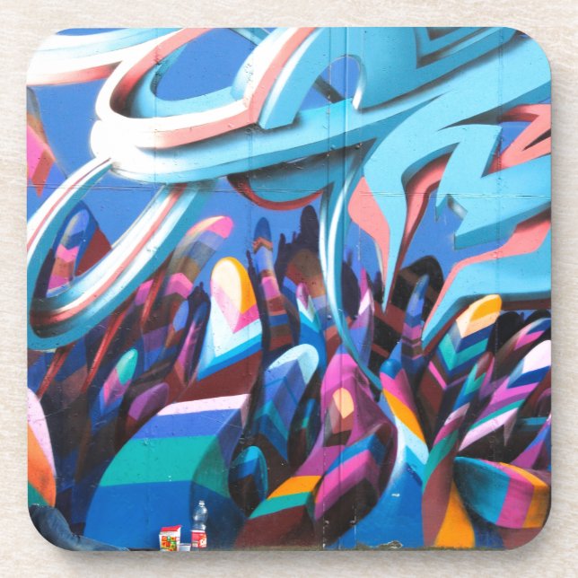 Posavasos Muro de Grafitis Genial (Frente)