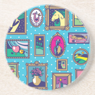 Posavasos Muro de la galería: Colección de imágenes diversa