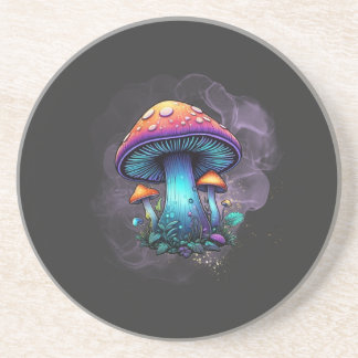 Posavasos Musambre Groovy Blue y Purple con niebla espárrago