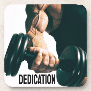 Posavasos Músculos del entrenamiento motivacional de la dedi