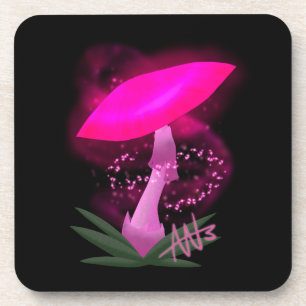 Posavasos Mushongo rosa brillante