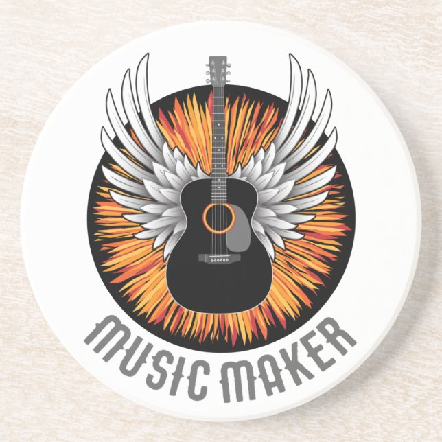 Posavasos Music Maker (guitarrista) (Frente)