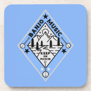 Posavasos Música Bluegrass de Banjo