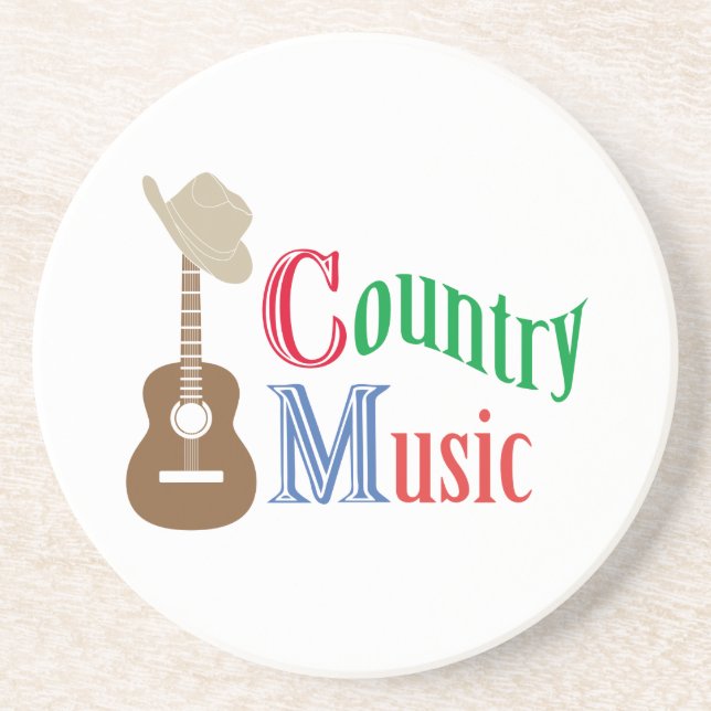 Posavasos Música country (Frente)