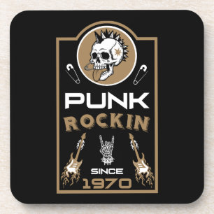 Posavasos Música Punk Rock Nostalgia Desde 1970