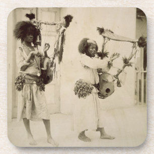 Posavasos Músicos de Nubian (foto de la sepia)