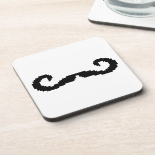 Posavasos Mustache de manillar para píxeles de 8 bits