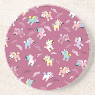 Posavasos Mustachio Unicornio