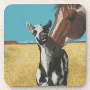 Posavasos Mustango - caballos salvajes