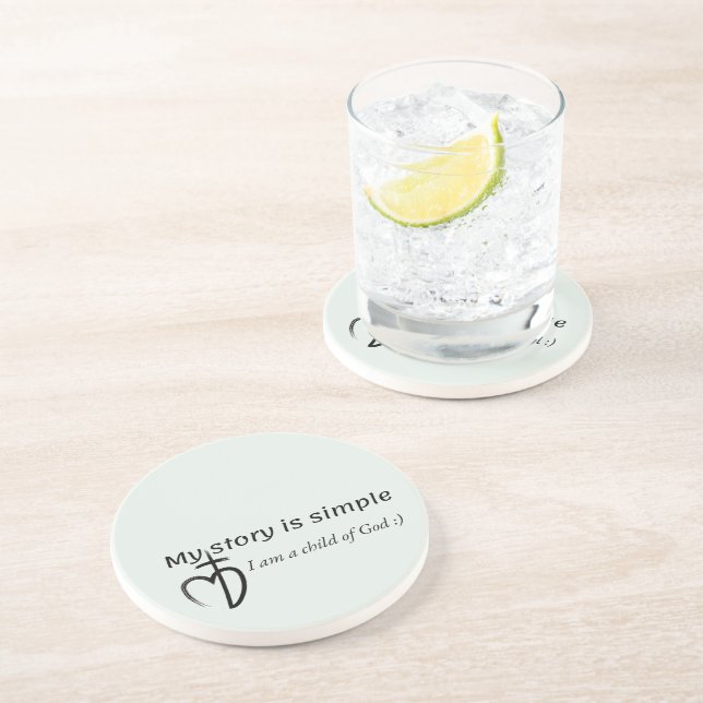 Posavasos My story is simple (Lado)