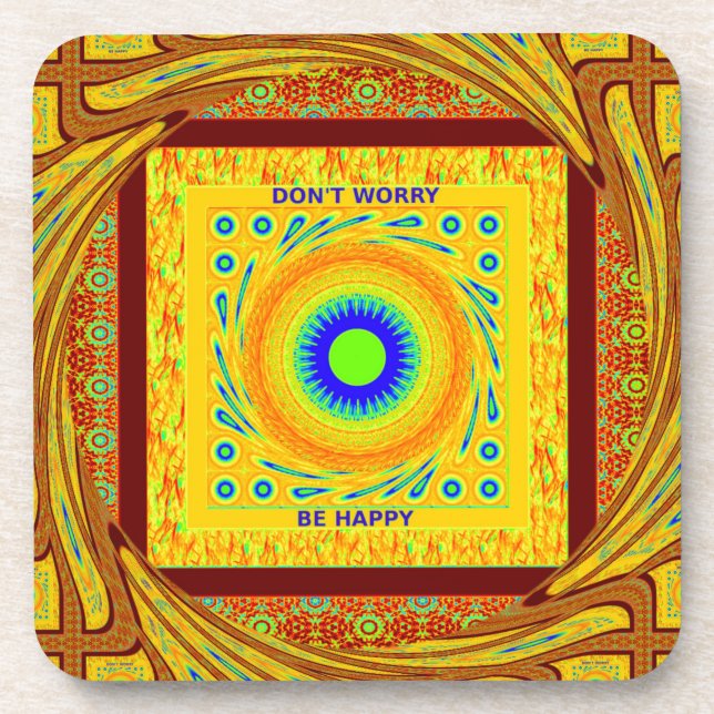 Posavasos Mystic African Eye Wall Art (Muro ocular místico a (Frente)