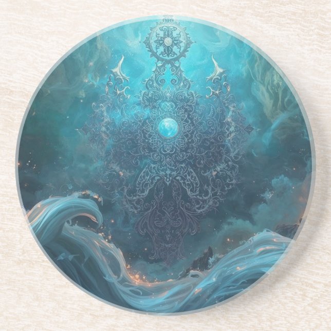 Posavasos Mystic Geometry of the North Sea (Frente)