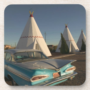 Posavasos NA, EE. UU., Arizona, Holbrook Ruta 66, Wigwam