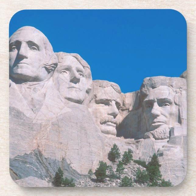 Posavasos NA, EE. UU., SD, Monte Rushmore. (Frente)