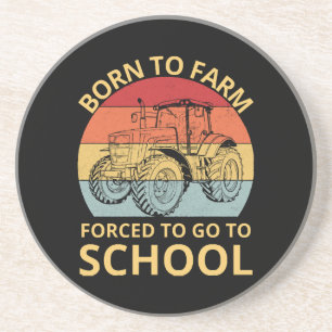 Posavasos nacido para cultivar forzado a ir a la escuela