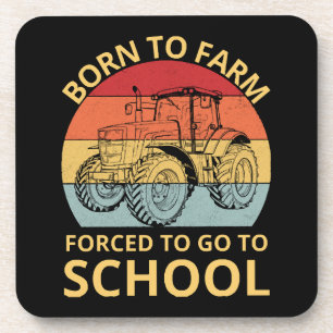 Posavasos nacido para cultivar forzado a ir a la escuela