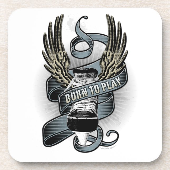 Posavasos Nacido para jugar II (Frente)