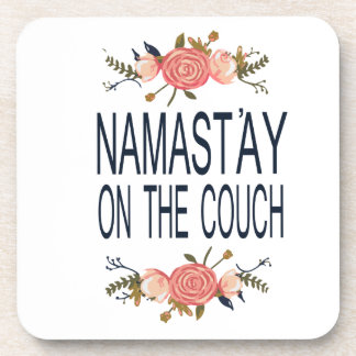 Posavasos NAMASTAY ON the COUCH Funny