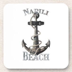 Posavasos Napili Beach Hawaii Vacaciones Ancla Náutica