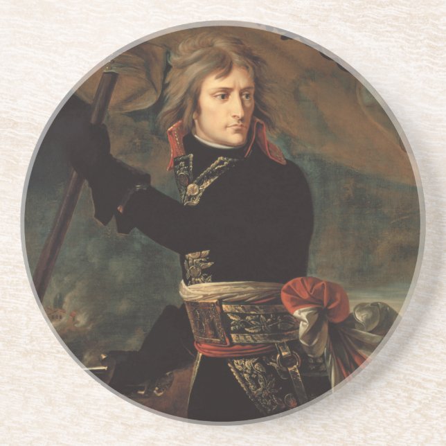 Posavasos Napoleón Bonaparte en el puente de la batalla de A (Frente)