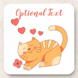 Posavasos Naranja Amante De La Cuta Tabby Kitten