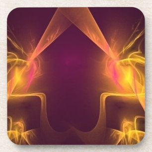 Posavasos Naranja amarillo y focos rojos