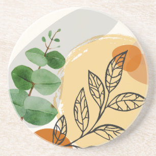 Posavasos Naranja Botánico Boho Green