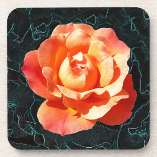 Posavasos Naranja brillante rosa
