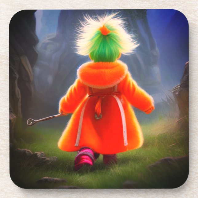 Posavasos Naranja Coat (Frente)