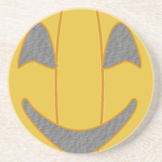 Posavasos Naranja de Halloween de diseño de vestimenta de ca (Frente)