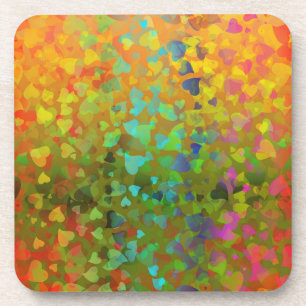 Posavasos Naranja de los corazones caídos