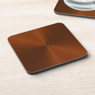 Posavasos Naranja falso quemado aspecto metálico